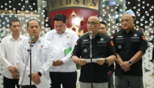 Direktur Penyidikan Jampidsus Kejagung Syarief Sulaeman Nahdi menjelaskan kasus korupsi ekspor CPO dan POME 2022–2024. (Posnews/Kejagung)