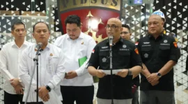Direktur Penyidikan Jampidsus Kejagung Syarief Sulaeman Nahdi menjelaskan kasus korupsi ekspor CPO dan POME 2022–2024. (Posnews/Kejagung)