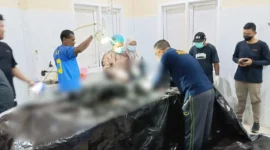 Pos PT Kristal di Nabire Diserang, Dua Korban Tewas dan Bangunan Terbakar. (Posnews/Ist)