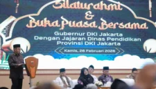 Gubernur DKI Jakarta Pramono Anung menyampaikan rencana peluncuran LPDP Jakarta di Kantor Dinas Pendidikan DKI Jakarta. (Posnews/Ist)