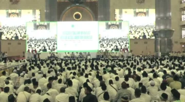 Jamaah MUI memadati Masjid Istiqlal saat pengukuhan pengurus MUI 2025-2030, Sabtu 7 Februari 2026. (Posnews/MUI)