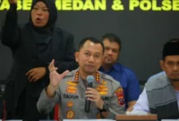 Kapolrestabes Medan Kombes Jean Calvijn Simanjuntak. Jaringan Narkoba Lintas Sumatera Terbongkar, Perempuan Pengendali Masih Diburu. (Posnews/Ist)
