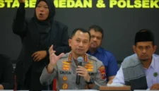 Kapolrestabes Medan Kombes Jean Calvijn Simanjuntak. Jaringan Narkoba Lintas Sumatera Terbongkar, Perempuan Pengendali Masih Diburu. (Posnews/Ist)