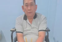 Petugas Bareskrim Polri menangkap bandar narkoba Koh Erwin di perairan Asahan saat mencoba kabur ke Malaysia menggunakan kapal tradisional. (Posnews/Ist)