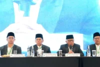 Ketua Umum MUI Anwar Iskandar usai pertemuan dengan Presiden Prabowo Subianto di Istana Kepresidenan Jakarta membahas keanggotaan Indonesia dalam Dewan Perdamaian Gaza. (Posnews/Ist)