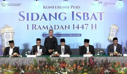 Resmi! Pemerintah Tetapkan 1 Ramadan 1447 H Jatuh 19 Februari 2026
