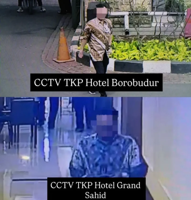 Pelaku pencurian hotel mewah di Jakarta saat diamankan Subdit Resmob Polda Metro Jaya beserta barang bukti laptop dan atribut penyamaran. (Posnews/Ist)