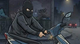 Ilustrasi, pencurian sepeda motor. (Posnews/Ist)