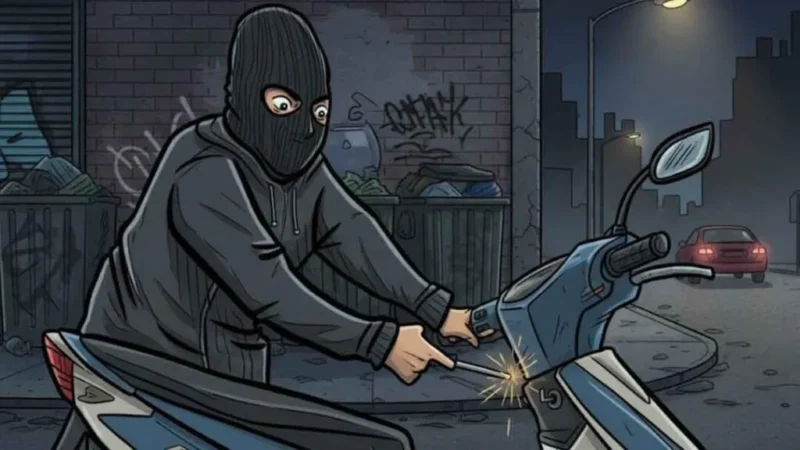 Ilustrasi, pencurian sepeda motor. (Posnews/Ist)