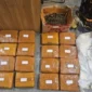 Petugas Ditresnarkoba Polda Metro Jaya menunjukkan barang bukti 18 kilogram ganja hasil penangkapan di Duri Kepa Jakarta Barat Februari 2026. (Posnews/Ist)