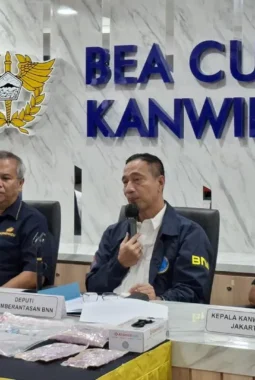 BNN dan Bea Cukai Sikat Jaringan 4.080 Butir Ekstasi dari Luxembourg, Dikendalikan WNA Afrika