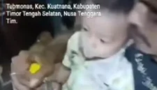 Polisi Periksa Ayah yang Cekoki Bayi 11 Bulan dengan Miras di TTS, Terancam UU Perlindungan Anak. (Posnews/ist)