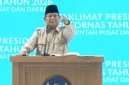 Presiden Prabowo Subianto memberi sambutan di Masjid Istiqlal saat Pengukuhan Pengurus MUI 2025–2030. (Posnews/Ist)