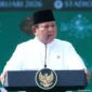 Presiden Prabowo Subianto berbuka puasa bersama tokoh ulama di Istana Kepresidenan Jakarta membahas konflik Timur Tengah dan keanggotaan Indonesia di Board of Peace. (Posnews/Sekpres)