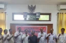 Staf Khusus Menteri HAM Thomas Harming Suwarta saat bertemu Pemkab Klungkung membahas program Desa Sadar HAM dan Kampung Redam di Bali. (Ist)