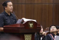 Andrie Yunus, Wakil Koordinator Komisi untuk Orang Hilang dan Korban Tindak Kekerasan (KontraS) yang menjadi korban penyiraman air keras di Jakarta. (Posnews/MK)