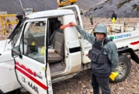 Aparat Satgas Operasi Damai Cartenz melakukan olah TKP penembakan karyawan PT Freeport Indonesia di area Grasberg, Mimika, Papua. (Posnews/Ist)