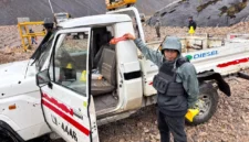 Aparat Satgas Operasi Damai Cartenz melakukan olah TKP penembakan karyawan PT Freeport Indonesia di area Grasberg, Mimika, Papua. (Posnews/Ist)