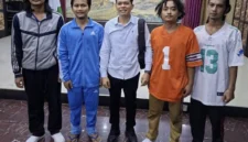 Empat ABK WNI korban perompakan di perairan Gabon setelah berhasil dibebaskan. (Posnews/Ist)
