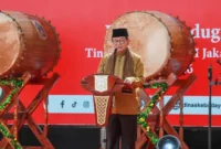 Gubernur DKI Jakarta Pramono Anung memberikan keterangan terkait pendatang pasca Lebaran 2026. (Posnews/Kominfo)