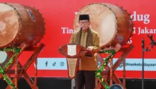 Gubernur DKI Jakarta Pramono Anung memberikan keterangan terkait pendatang pasca Lebaran 2026. (Posnews/Kominfo)