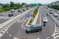 Jalur Pantura Bekasi Disterilkan, Polisi Tutup U-Turn Cegah Macet dan Kecelakaan. (Ppsnews/Ist)