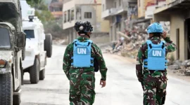 Ilustrasi, Kontingen TNI dalam misi perdamaian UNIFIL di Lebanon selatan saat situasi konflik meningkat. (Posnews/x)