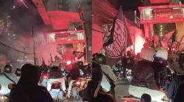 Sejumlah remaja diamankan polisi usai konvoi liar dan menyalakan petasan di Pesanggrahan Jakarta Selatan. (Posnews/Ist)