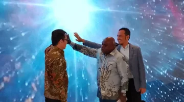 Menteri HAM Natalius Pigai meluncurkan program kelas HAM untuk jurnalis dan kompetisi karya jurnalistik dalam acara di Jakarta. (Posnews)