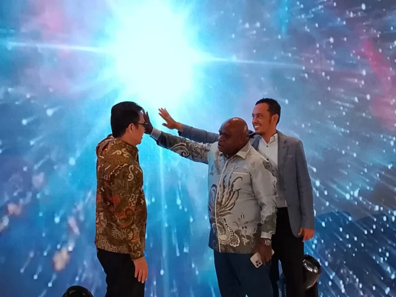 Menteri HAM Natalius Pigai meluncurkan program kelas HAM untuk jurnalis dan kompetisi karya jurnalistik dalam acara di Jakarta. (Posnews)