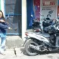 Motor Marketing FIF Hilang di Depan Kantor, Pelaku Terekam CCTV. (Posnews/Ist)