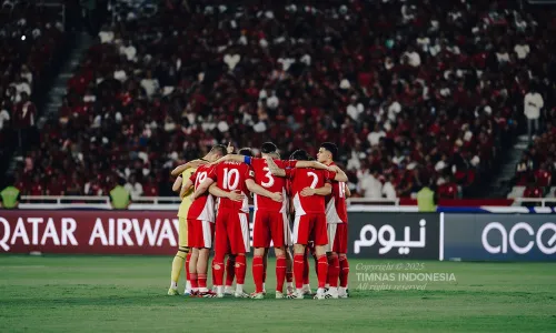 Pemain Timnas Indonesia merayakan gol di Stadion GBK jelang laga final melawan Bulgaria FIFA Series 2026. (Posnews/PSSI)