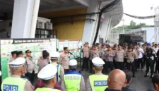 Pengamanan ketat 1700 personel di Stadion Utama Gelora Bung Karno saat final Indonesia vs Bulgaria FIFA Series 2026 dengan ribuan suporter memadati stadion. (Posnews/Ist)