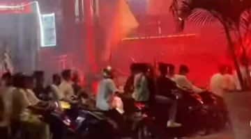 Polisi Amankan Remaja Konvoi Motor di Jakarta Barat, Bawa Petasan dan Bendera. (Posnews/Ist)