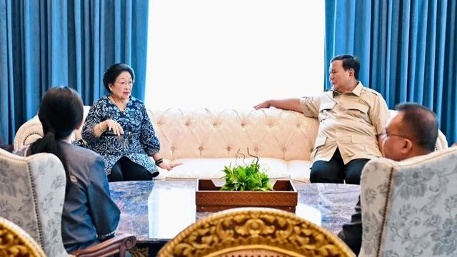 Presiden Prabowo dan Megawati Bahas Masa Depan Indonesia di Pertemuan Tertutup. (Posnews/Sekab)