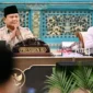 Presiden Prabowo Subianto memberikan arahan terkait konsumsi bahan bakar minyak (BBM) di tengah konflik global. (Posnews/Biro Pers)