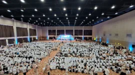 Ribuan anak yatim dan dhuafa mengikuti acara santunan Ramadan 1447H bertajuk REMEMBER di Ecovention Hall Ancol Jakarta Utara. (Posnews/MR)