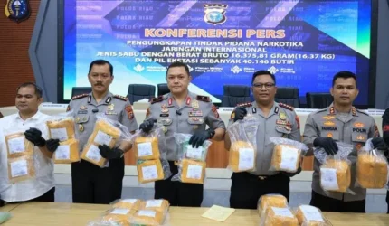 Polda Riau Gagalkan Narkoba Rp31 Miliar Jaringan Malaysia, 40 Ribu Ekstasi Disita