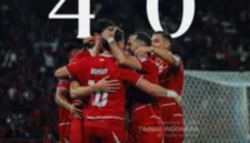 Pemain Timnas Indonesia merayakan gol saat mengalahkan Saint Kitts di Stadion GBK pada FIFA Series 2026. (Posnews/PSSI)