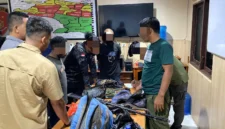 Delapan terduga pelaku jaringan suplai senjata untuk KKB diamankan aparat Kepolisian Daerah Papua dalam operasi penegakan hukum. (Posnews/Ist)