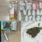 Barang bukti sabu, ekstasi, dan ganja hasil penggerebekan Ditresnarkoba Polda Metro Jaya. (Posnews/Ist)