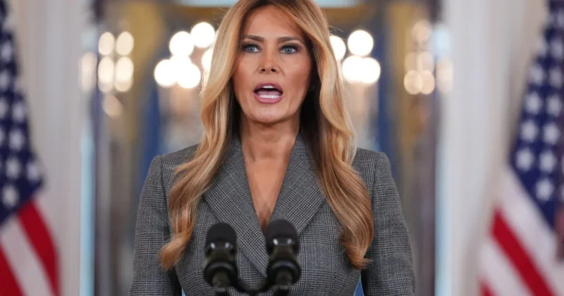 Bantahan di Sayap Barat. Ibu Negara AS Melania Trump secara mendadak memberikan pernyataan publik guna menyangkal segala keterlibatan dalam skandal Jeffrey Epstein, sembari mendesak kesaksian terbuka bagi para korban. Dok: Istimewa.