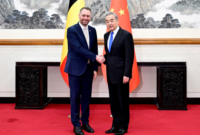 Misi mediasi di Beijing. Menteri Luar Negeri China Wang Yi mendorong Belgia untuk memainkan peran konstruktif dalam menyelesaikan perselisihan ekonomi antara China dan Uni Eropa melalui dialog dan konsultasi. Dok: Istimewa.