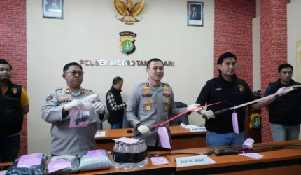 Tawuran Viral di Tamansari, Polisi Tangkap 3 Remaja, Satu Terbukti Pakai Sabu