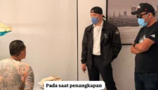 Penangkapan bandar narkoba Andre Fernando Tjandra alias The Doctor di Penang Malaysia oleh tim gabungan Polri dan Interpol. (Posnews/Ist)