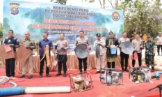 Polisi Sikat Tambang Emas Ilegal di Kuansing, Ratusan Alat dan BBM Disita