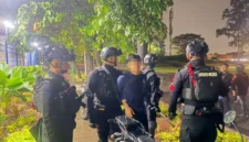 Brimob Gagalkan Tawuran di Cikarang Bekasi, 2 Remaja Ditangkap. (Posnews/Ist)