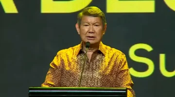 Hashim Djojohadikusumo menyampaikan pernyataan soal intoleransi dan penegakan hukum terhadap gangguan ibadah. (Posnews/Ist)