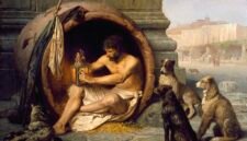 Lentera di siang bolong. Diogenes dari Sinope menantang segala norma sosial dan kemewahan demi menemukan 