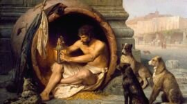 Lentera di siang bolong. Diogenes dari Sinope menantang segala norma sosial dan kemewahan demi menemukan 
